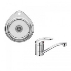 Мойка 45 cm satin 0,8мм + смеситель в подарок luxor 004, Imperial (Империал)